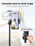 ANXRE 67.7" NT99 Selfie Stick Tripod with Light, Extendable Tripod Stand with Remote for Camera Phone Filming Vlogging