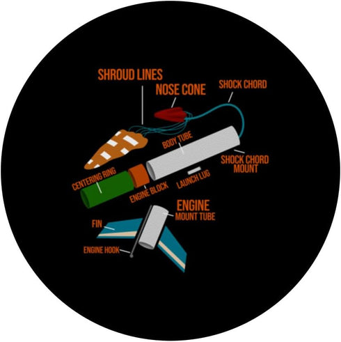 Rocketry Fan PopSockets Standard Grip