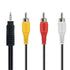 AILTECK 3.5mm to RCA Camcorder AV Audio Video Output Cable, 3 RCA to