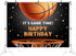 Ticuenicoa Basketball Themed Backdrop - 5x3ft Happy Birthday Party Decorations for Kids Game Time Photography