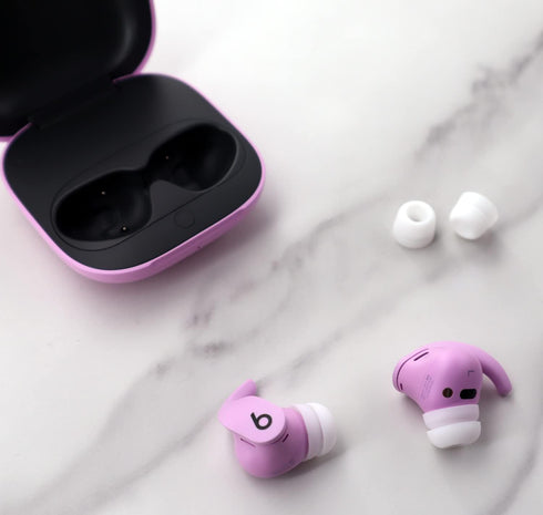 6 Pairs Double Flange Ear Tips - Compatible with Beats Fit Pro, S/M/L Replacement Silicone Wing Eartips