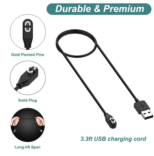 Kissmart 3.3ft Charger for AfterShokz Aeropex AS800, OpenComm, OpenRun, OpenRun Mini, OpenRun Pro Charging Cable