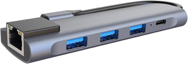 Angoily 5-in-1 USB C hub Type C Docking Station with Pd Charging Port