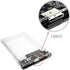 SSD HDD Hard Drive Enclosure - 2.5" SATA III USB 3.0 Caddy Case, External Reader with Fast Data Transfer, Tool-Free