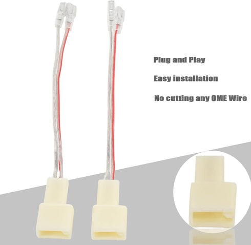 RED WOLF Door Speaker Wiring Harness for Toyota 2005-2018 Tundra, 2001-2016 Rav4, 2003-2019 4Runner, 2 PCS Connector