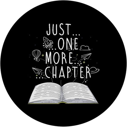 Reader Gifts Just One More Chapter | Bookworm Reading Books PopSockets Standard PopGrip