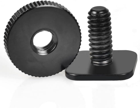 4-Pack 1/4 Inch Camera Adapter Screws, Versatile Flash Hot Shoe Mounts for DSLR Rigs, Tripods, Accessories