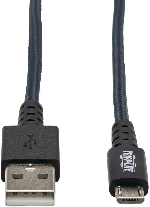 Heavy Duty USB-A to USB Micro-B Charging Sync Cable, 6ft for Androids