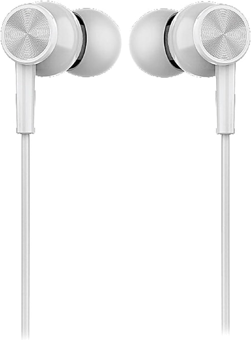 XYS-E3512 in-Ear Earbuds with Microphone (White)