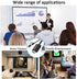 2-in-1 HDMI Cable for Android Phones & Tablets, 6.6ft MHL Adapter, 1080P HDTV Mirroring & Charging, USB Type C & Micro