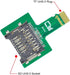 Chenyang 2Pcs TF Micro SD Card Male to SD Card Female Extension Adapter, PCBA SD/SDHC/SDXC UHS-III UHS-3 UHS-2