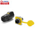 CNLINKO LP-24 RJ45 Connectors, 8P8C Dual Port Circular Connector for Network Connections, IP68 Waterproof M24