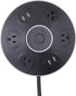 GLOBE Designer Series 4-Outlet USB Surge Protector Desktop Power Strip Hub, 4x USB Ports, Black