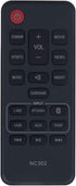 NC302UH NC302 Replacement Remote Control for Sanyo Soundbar FWSB426F