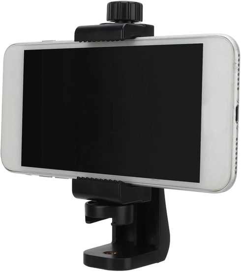 Cyrank 360 Tripod Phone Mount Holder Head Standard Screw Adapter Degree Rotatable Digtal Camera Bracket for Most