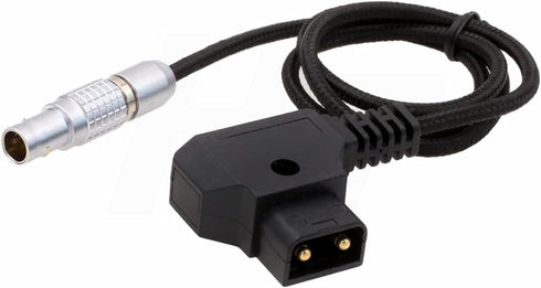 HangTon 2 MDR3 LR2 703 12/24V 30cm D-tap Pin Power Cable Flexible Braided for Preston Teradek Bolt Bond, SmallHD