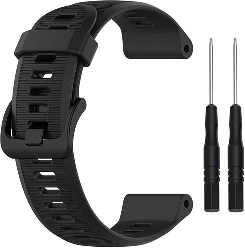 Band for Garmin Forerunner 945, Soft Silicone Replacement Watch Strap for Garmin Forerunner 935