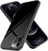 Case for iPhone 12 Pro Max - Full Camera Lens Protector, Slim Cover 6.7 inch, Tempered Glass Quality, Black