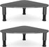 Hemudu 2 Pack Computer Monitor Riser | Triangle Save Space Desktop Corner