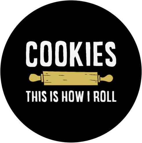 This Is How I Roll Christmas Cookie Baking Baker Cookies PopSockets PopGrip for Phones & Tablets