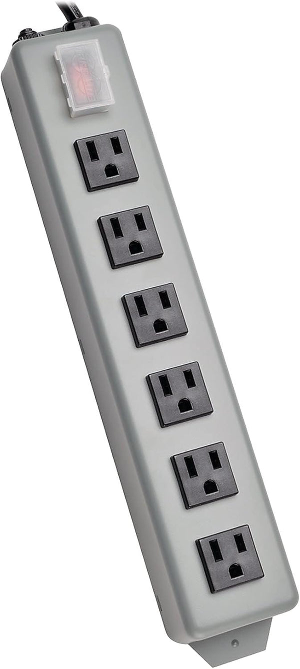 Tripp Lite 6 Outlet Waber Industrial Power Strip - 6ft Cord with 5-15P Plug (6SP) Blue