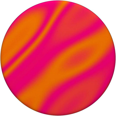 Pink And Orange Ombre Liquid Swirl Aura Aesthetic PopSockets Standard PopGrip