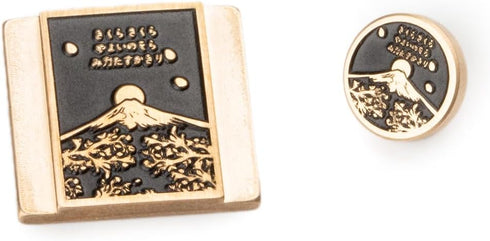 Falling Cherry Blossoms Camera Metal Hot Shoe Cover Shutter Button Set for