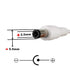 3pcs Extension Cable USB to DC Cable, 5V USB 2.0 Male to DC 5V Male, 100cm (3.3ft)