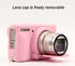 Pocoukate Case for Canon PowerShot SX740 HS Camera, Soft Silicone Protective Cover Skin with Removable Lens Cover - Pink