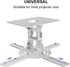 XINLEI Universal Projector Ceiling Mount, Low Profile with Retractable Arms and Multiple Adjustment Function, PR14W