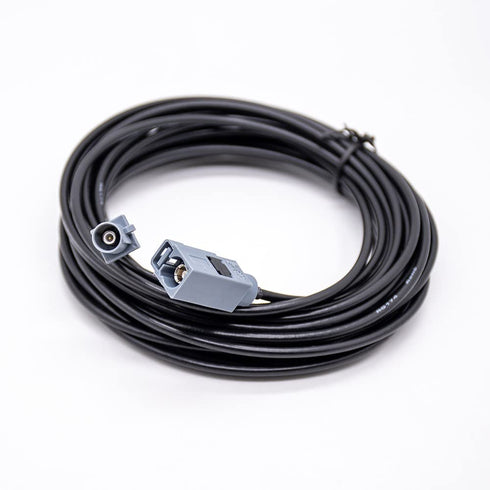 RG174 6m Fakra G Code Brown Pigtail Male to Female Coaxial Cable Car Telematics Antenna Extension Cable