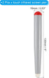 MECCANIXITY 2pcs Infrared Touch Screen Pen Whiteboard Optical Stylus Pens for Education Electronic Whiteboard Presentations, Red