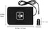 Wireless Phone Charging Pad, Silicone Material Dual Charging Ports Charger Station with 15W Adapter for Smartphone for