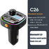 Ti Cow Mp3 New Multi-Functional Vehicle-Mounted Bluetooth Player Car FM Transmitter Hands-Free Calling PD Fast Charger