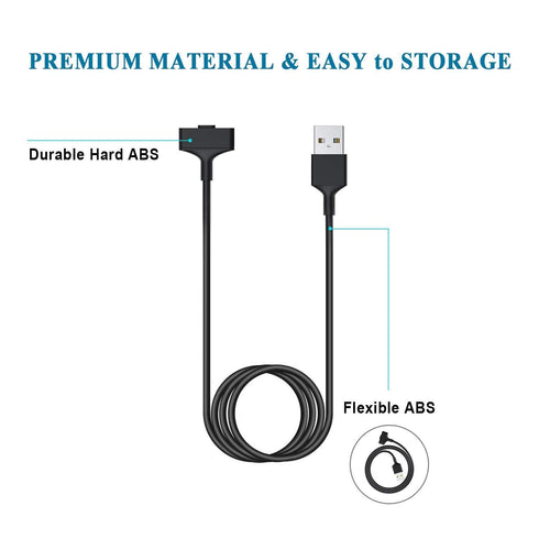 Charging Cable for Fitbit Ionic, 3.3FT Replacement USB Charger Cable Cord Adapter for Ionic Smart Watch