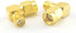 5pcs SMA Male to Female Right Angle 90-Degree Adapter, Gold Plated Contacts Pack of 5