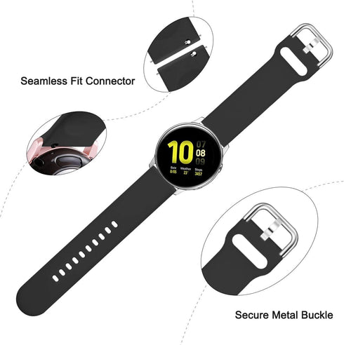 Lerobo Bands for Samsung Galaxy Watch Active/Active 2 44mm 40mm/Galaxy Watch 3 41mm/Galaxy Watch 42mm, 20mm Soft
