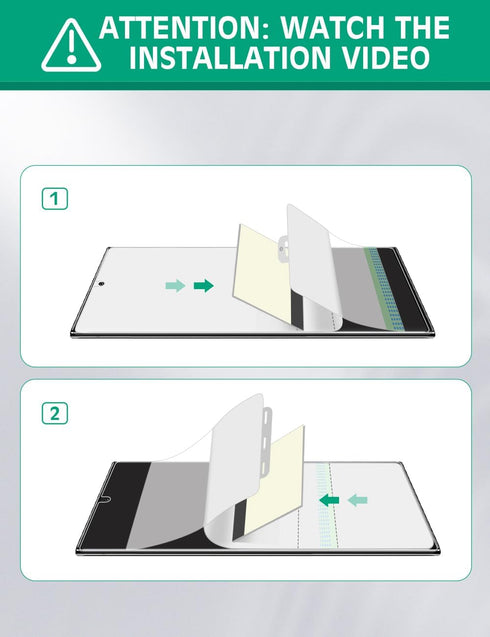 apiker 4 Pack Screen Protector Compatible with Samsung Galaxy Note 10 Plus, Soft TPU Film for Fingerprint Sensor