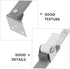 Angoily 2pcs Adjustable Tip Device for Flat Screen Tvs Bracket Easy Install Tv Stand Support for Home Use Fits Wall