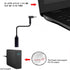 chenyang CY USB C to DC 20V 4.5 * 3.0mm PD 65W Charge Cable for HP Laptop