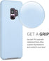kwmobile Light Blue Matte TPU Silicone Phone Cover Case Compatible with Samsung Galaxy S9