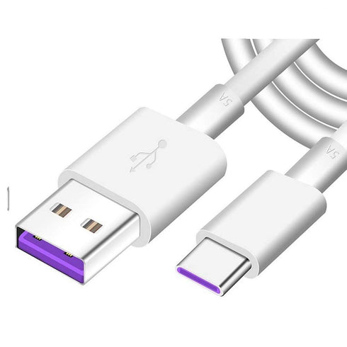 Super Charging Cable Replacement for Huawei P30 Pro, 5A Supercharge USB Type C, 3.3FT Fast Charge Cable, White