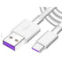 Super Charging Cable Replacement for Huawei P30 Pro, 5A Supercharge USB Type C, 3.3FT Fast Charge Cable, White
