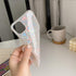 J.west Opal Case for iPhone 11 Pro Max, Translucent Clear Sparkly Thinfoil Protective Cover for Women Girls 6.5"