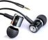 Shopify SEO: Black Wired in-Ear Headphones with Mic, Volume Control, Noise Cancelling, Powerful Bass, 3.5mm Jack for