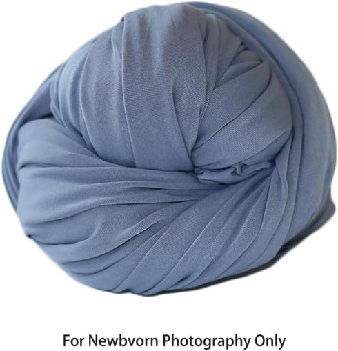 Zeroest Newborn Photography Stretch Wrap - Boy Girl Baby Wraps Photography Props, Stretch Blanket for Baby (Blue)