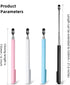 Universal Telescopic Stylus Pen for Touch Screens, Retractable Pointer Stick & Stylus with Flocking Tip, High Precision