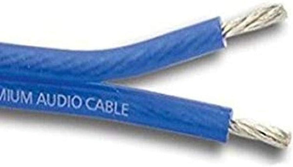 Stinger SHW514B15 Hyper Flex Matte Blue Color 14 Gauge Speaker Wire, 15-Foot