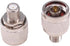 2pcs N Type Male to F Type Female Coax Adapter RF Coaxial Connector for Antenna Router Booster Systems (F112-2)