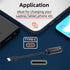 cablecc 7.4x5.0mm Input DC Jack to USB-C Type-C Power Plug Charge Cable for PD 9V 15V 20V 65W Laptop Phone